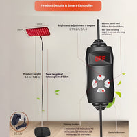 Red Light Therapy Panel Built for Daily Wellness, 660nm Red Light, 850nm Near-Infrared, Adjustable Stand