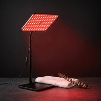 660Nm 850Nm LED Red Light Therapy Panel with Stand near Infrared Therapy Lamp Devices for Body Muscle Relax and Skin Care — Studio Shot