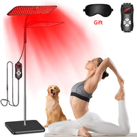 Red Light Therapy Panel Built for Daily Wellness, 660nm Red Light, 850nm Near-Infrared, Adjustable Stand